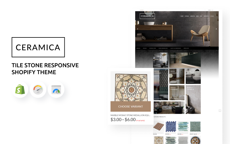 Ceramica - Tile Stone Responsive eCommerce Shopify Theme